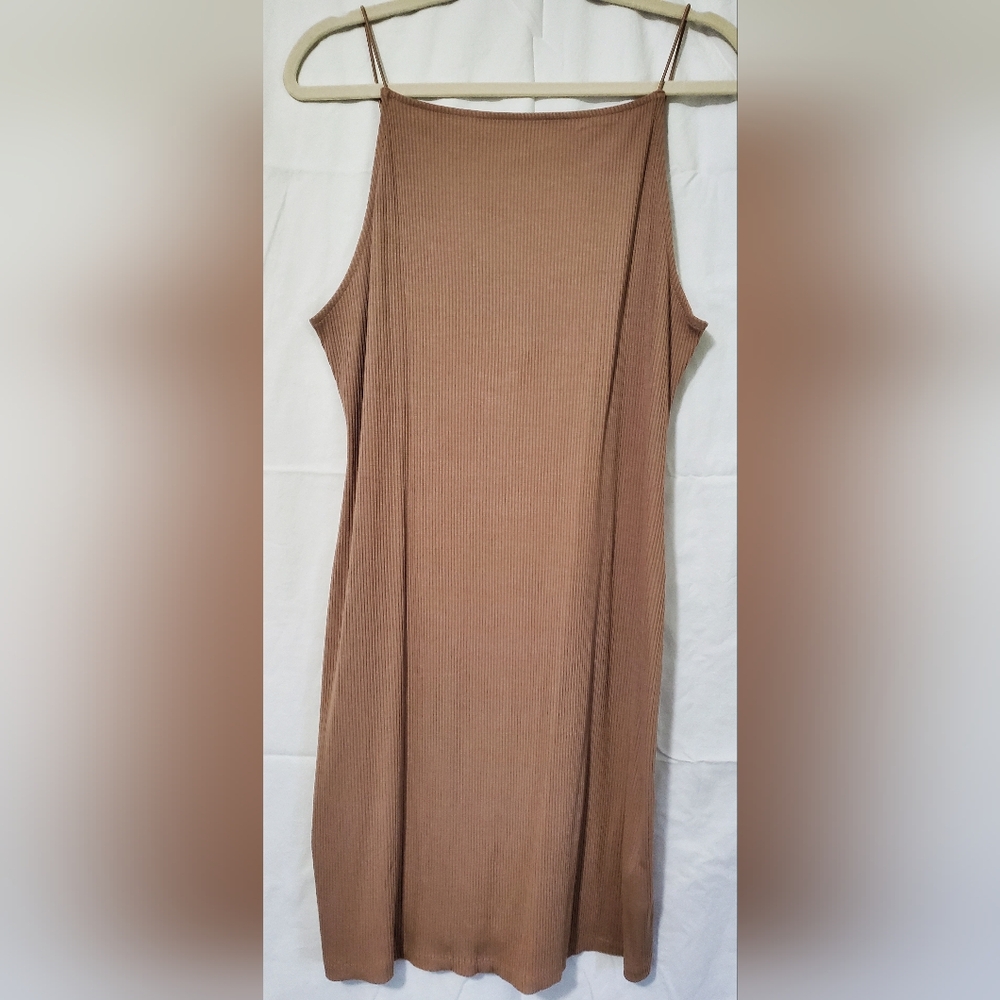 H&M Light Brown Mini Dress